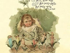 Mistress Mary Quite Contrary by Maud Humphrey - Art Print