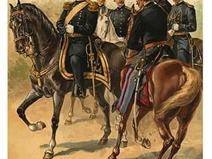 Saddled In Full Dress - 1888 - Regalia In Washington By Henry Alexander Ogden - Art Print