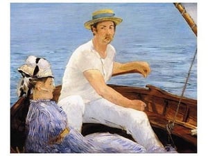 Boating by Edouard Manet - Art Print