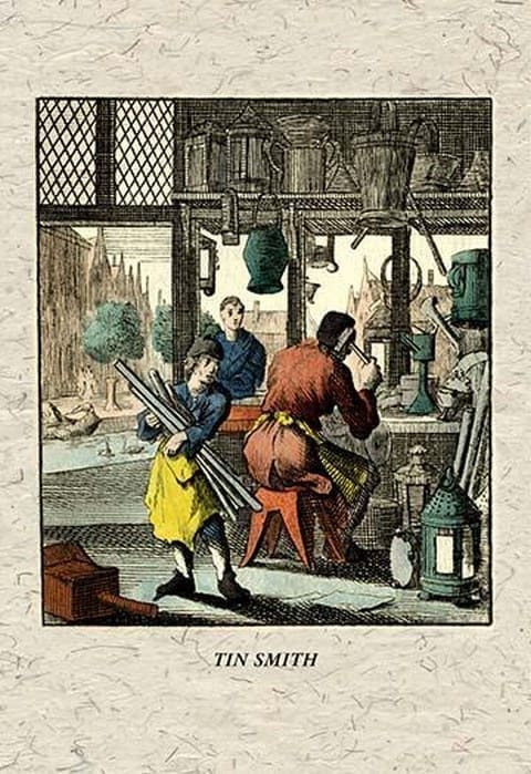 Tin Smith by J. A. C. Lohr - Art Print