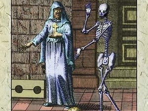 At the Monastery - Art Print