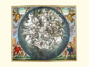 Haemisphaerium Stellatum by Andreas Cellarius - Art Print