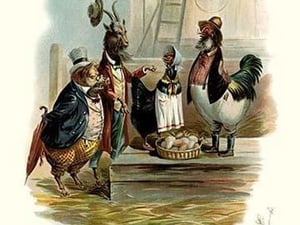 My Black Hen - Art Print