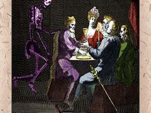 Death Visits for Supper - Art Print