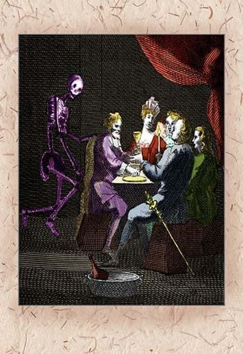 Death Visits for Supper - Art Print