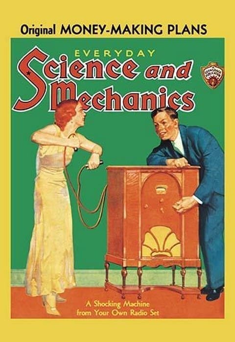 Everyday Science and Mechanics: A Shocking Machine from Your Own Radio Set - Art Print