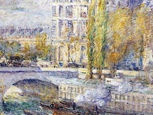 The Louvre on Port Royal by Frederick Childe Hassam - Art Print