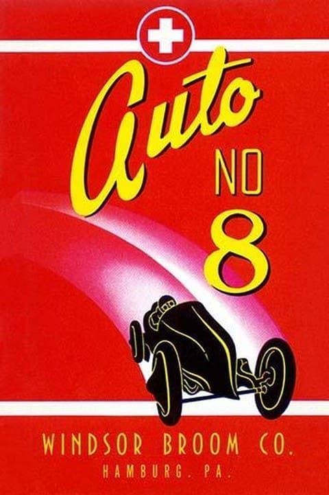 Auto No. 8 - Windsor Broom Co. - Art Print