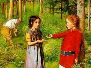 The woodman's daughter by John Everett Millais - Art Print