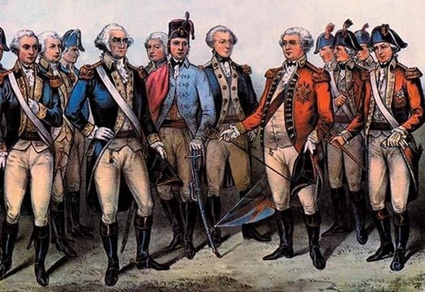 Cornwallis' Surrender by Nathaniel Currier - Art Print