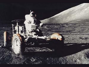 Cernan Rover by NASA - Art Print