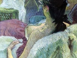 The Model Resting by Henri de Toulouse-Lautrec - Art Print
