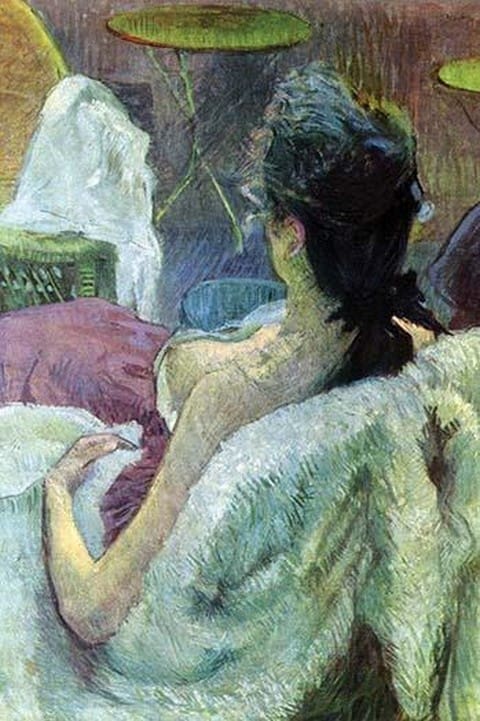 The Model Resting by Henri de Toulouse-Lautrec - Art Print