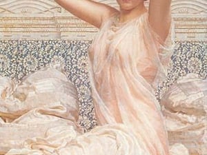 Silver by Albert Joseph Moore - Art Print