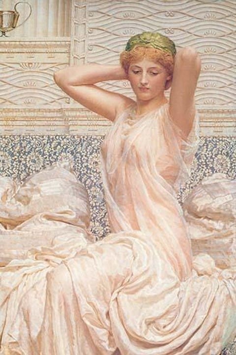 Silver by Albert Joseph Moore - Art Print