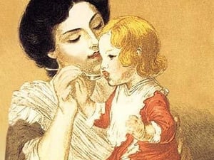A Mother's Love is Just a Sample of God's Love for Us All by Sara Pierce - Art Print