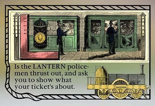L is the Lantern - Art Print