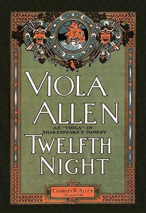 Twelfth Night by Strobridge Litho Co. - Art Print