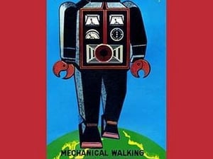 Mechanical Walking Space Man - Art Print