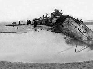 German Submarine - Art Print