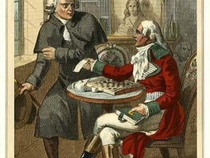 A Man with Assignats by L. Massard - Art Print