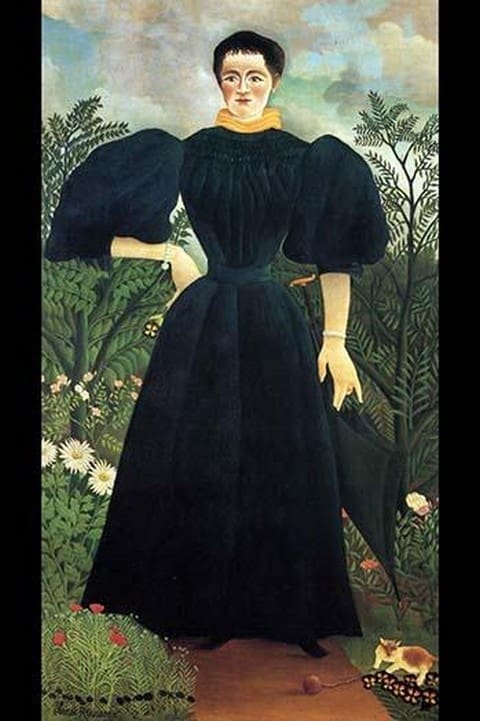Portrait of a Woman by Henri Rousseau - Art Print
