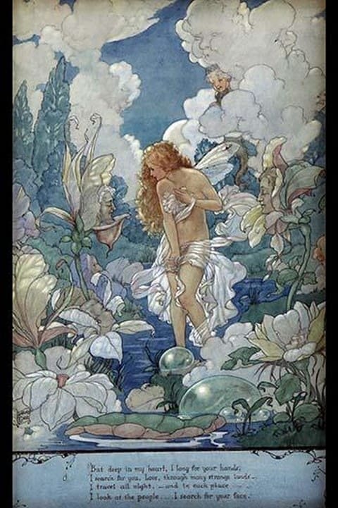 Water Fairy by Harold Gaze - Art Print