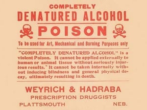 Completely Denatured Alcohol Poison - Art Print