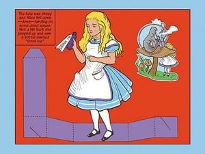 Alice in Wonderland: Drink Me by John Tenniel - Art Print