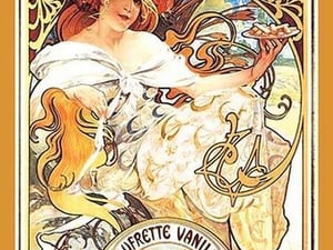 Biscuits Lefevre-Utile by Alphonse Mucha - Art Print