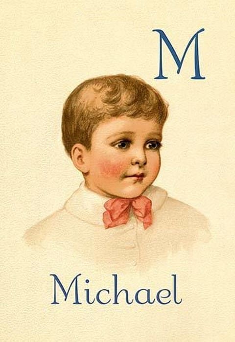 M for Michael by Ida Waugh - Art Print