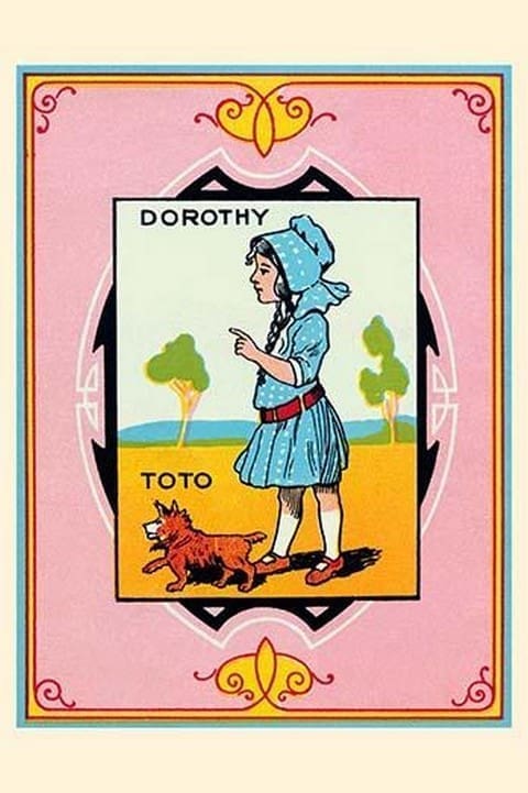 Dorothy & Toto by John R. Neill - Art Print