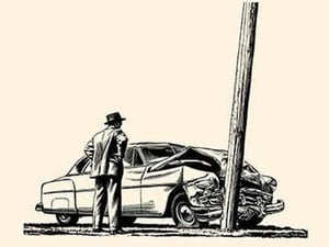Car Crash - Art Print