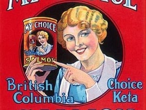 British Columbia Choice Keta Salmon by Smith Litho - Art Print