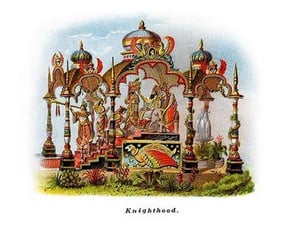 Knighthood - Mardi Gras Parade Float Design - Art Print