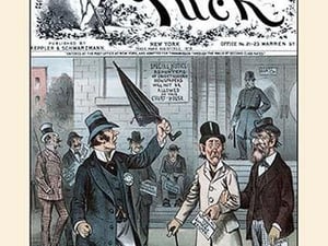Puck Magazine: For Decency's Sake by Frederick Burr Opper - Art Print