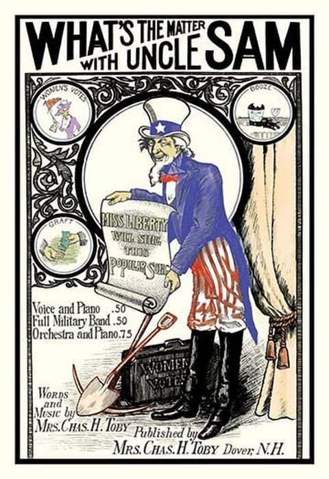 What's the Matter with Uncle Sam by K.B. Douglass - Art Print