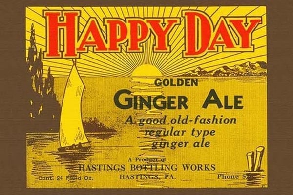 Happy Day Golden Ginger Ale - Art Print