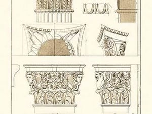 Ancient Capitals by J. Buhlmann - Art Print