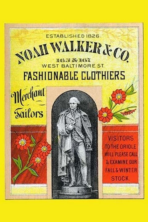 Noah Walker & Co. Fashionable Clothiers - Art Print