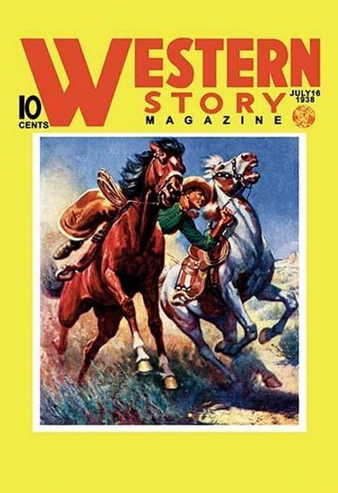 Western Story Magazine: Taming the Wild - Art Print