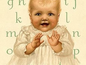 Sweetie's Alphabet by Ida Waugh - Art Print