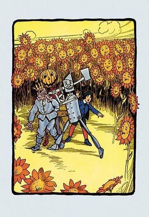 Field of Sunflowers by John R. Neill - Art Print