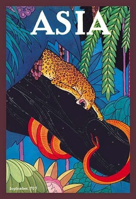The Leopard and the Serpent - Art Print