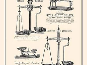 Confectionary Scales - Art Print