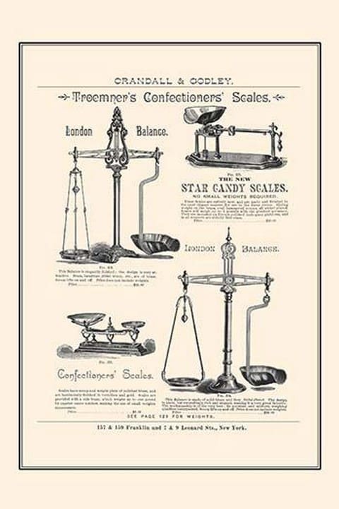 Confectionary Scales - Art Print