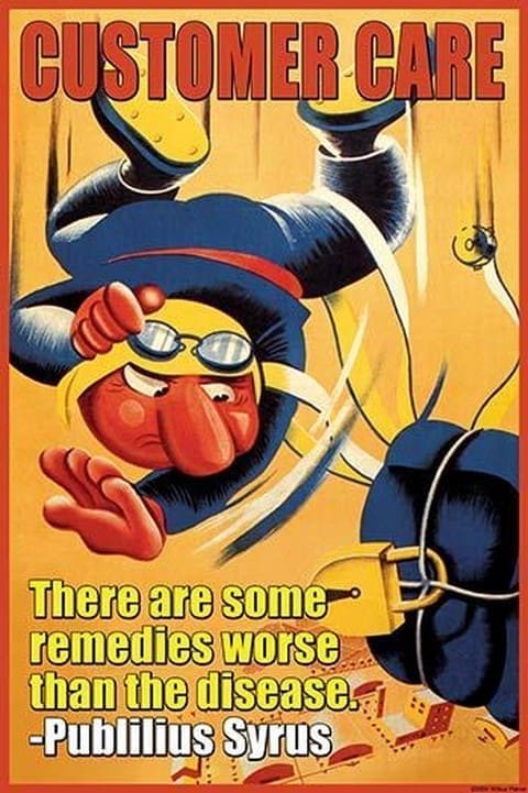 Customer Care by Wilbur Pierce - Art Print