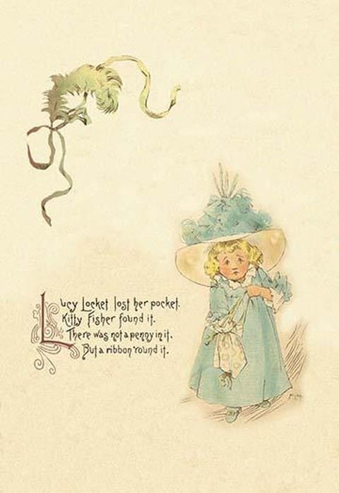 Lucy Locket by Maud Humphrey - Art Print