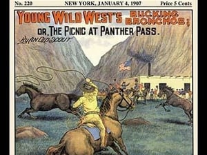 Wild West Weekly: Young Wild West's Bucking Broncos - Art Print