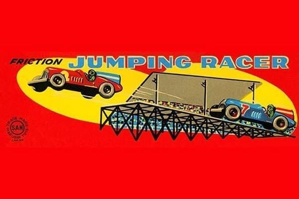 Jumping Racer - Art Print